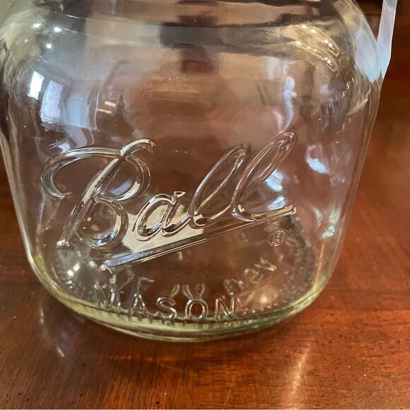 6.5" tall Large Half Gallon Mason Ball Decorative Jar Canister - Picture 2 of 10
